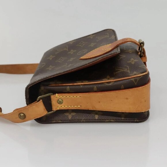 LOUIS VUITTON Monogram Cartesier MM Shoulder Bag M51253 LV Auth 132596 - Picture 4 of 16